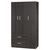 Ντουλάπα τρίφυλλη και πατάρι Zelia pakoworld wenge 90x42x240εκ. - ΝΤΟΥΛΑΠΕΣ στο Milonadakis.gr
