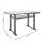 Τραπέζι μπαρ Tenor pakoworld φυσικό ξύλο rubberwood-ΜDF καρυδί 150x90x91.5εκ - ΤΡΑΠΕΖΙΑ ΚΟΥΖΙΝΑΣ στο Milonadakis.gr