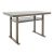 Τραπέζι μπαρ Tenor pakoworld φυσικό ξύλο rubberwood-ΜDF καρυδί 150x90x91.5εκ - ΤΡΑΠΕΖΙΑ ΚΟΥΖΙΝΑΣ στο Milonadakis.gr