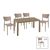 Τραπεζαρία Explore-Ignite pakoworld σετ 7τεμ PP cappuccino 150x90x73,5εκ. - ΣΕΤ ΤΡΑΠΕΖΑΡΙΕΣ στο Milonadakis.gr