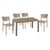 Τραπεζαρία Explore-Ignite pakoworld σετ 5τεμ PP cappuccino 150x90x73,5εκ. - ΣΕΤ ΤΡΑΠΕΖΑΡΙΕΣ στο Milonadakis.gr
