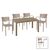 Τραπεζαρία Explore-Frontline pakoworld σετ 7τεμ PP cappuccino 150x90x73,5εκ. - ΣΕΤ ΤΡΑΠΕΖΑΡΙΕΣ στο Milonadakis.gr