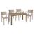 Τραπεζαρία Explore-Frontline pakoworld σετ 5τεμ PP cappuccino 150x90x73,5εκ. - ΣΕΤ ΤΡΑΠΕΖΑΡΙΕΣ στο Milonadakis.gr