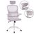 ΚΑΡΕΚΛΑ ΓΡΑΦΕΙΟΥ BASTON HM18236.03 ΓΚΡΙ MESH & ΛΕΥΚΟΣ PP ΣΚΕΛΕΤΟΣ 64x60x127Υεκ. - ΚΑΡΕΚΛΕΣ ΓΡΑΦΕΙΟΥ στο Milonadakis.gr