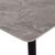ΤΡΑΠΕΖΙ RAVEN HM9854.13 ΚΕΡΑΜΙΚΟ TOP ΓΚΡΙ ΜΑΡΜΑΡΟ-ΜΑΥΡΟ ΜΕΤΑΛΛΟ 120x70x73Υεκ. - ΤΡΑΠΕΖΙΑ ΚΟΥΖΙΝΑΣ στο Milonadakis.gr
