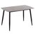 ΤΡΑΠΕΖΙ RAVEN HM9854.13 ΚΕΡΑΜΙΚΟ TOP ΓΚΡΙ ΜΑΡΜΑΡΟ-ΜΑΥΡΟ ΜΕΤΑΛΛΟ 120x70x73Υεκ. - ΤΡΑΠΕΖΙΑ ΚΟΥΖΙΝΑΣ στο Milonadakis.gr