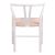 Καρέκλα Wishbone pakoworld rubberwood-σχοινί σε λευκή απόχρωση 60x51x80εκ - ΚΑΡΕΚΛΕΣ - ΠΟΛΥΘΡΟΝΕΣ ΕΣ. στο Milonadakis.gr