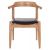ΠΟΛΥΘΡΟΝΑ CERSEI HM9946.01 RUBBERWOOD ΣΕ LIGHT OAK & PU ΣΕ ΜΑΥΡΟ 57x53x72Υεκ - ΚΑΡΕΚΛΕΣ - ΠΟΛΥΘΡΟΝΕΣ ΕΣ. στο Milonadakis.gr