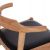 ΠΟΛΥΘΡΟΝΑ CERSEI HM9946.01 RUBBERWOOD ΣΕ LIGHT OAK & PU ΣΕ ΜΑΥΡΟ 57x53x72Υεκ - ΚΑΡΕΚΛΕΣ - ΠΟΛΥΘΡΟΝΕΣ ΕΣ. στο Milonadakis.gr