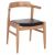 ΠΟΛΥΘΡΟΝΑ CERSEI HM9946.01 RUBBERWOOD ΣΕ LIGHT OAK & PU ΣΕ ΜΑΥΡΟ 57x53x72Υεκ - ΚΑΡΕΚΛΕΣ - ΠΟΛΥΘΡΟΝΕΣ ΕΣ. στο Milonadakis.gr