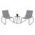 ΣΕΤ LOUNGE 3TMX ΕΞ.ΧΩΡΟΥ PONY HM21193 ΜΕΤΑΛΛΟ ΣΕ ΓΚΡΙ--ΣΥΝΘ.RATTAN ΣΕ ΛΕΥΚΟ-ΜΑΥΡΟ - ΣΕΤ ΣΑΛΟΝΙΑ στο Milonadakis.gr