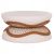 ΤΡΑΠΕΖΙ ΣΑΛΟΝΙΟΥ ANNA HM18157.02 FIBER CEMENT ΛΕΥΚΟ-ΦΥΣΙΚΟ RATTAN--Φ92x44.5Υεκ - ΤΡΑΠΕΖΙΑ ΚΟΥΖΙΝΑΣ στο Milonadakis.gr