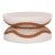 ΤΡΑΠΕΖΙ ΣΑΛΟΝΙΟΥ ANNA HM18157.02 FIBER CEMENT ΛΕΥΚΟ-ΦΥΣΙΚΟ RATTAN--Φ92x44.5Υεκ - ΤΡΑΠΕΖΙΑ ΚΟΥΖΙΝΑΣ στο Milonadakis.gr
