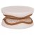 ΤΡΑΠΕΖΙ ΣΑΛΟΝΙΟΥ ANNA HM18157.02 FIBER CEMENT ΛΕΥΚΟ-ΦΥΣΙΚΟ RATTAN--Φ92x44.5Υεκ - ΤΡΑΠΕΖΙΑ ΚΟΥΖΙΝΑΣ στο Milonadakis.gr