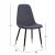 ΣΕΤ ΤΡΑΠΕΖΑΡΙΑΣ 5ΤΜΧ ALIZA HM11196.01 MDF TOP-ΒΕΛΟΥΔΟ ΓΚΡΙ & ΜΕΤΑΛΛΟ ΜΑΥΡΟ - ΤΡΑΠΕΖΑΡΙΕΣ στο Milonadakis.gr