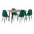 ΣΕΤ ΤΡΑΠΕΖΑΡΙΑΣ 5ΤΜΧ ALIZA HM11196.03 MDF TOP-ΒΕΛΟΥΔΟ ΚΥΠΑΡΙΣΣΙ & ΜΕΤΑΛΛΟ ΜΑΥΡΟ - ΤΡΑΠΕΖΑΡΙΕΣ στο Milonadakis.gr