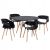 ΣΕΤ ΤΡΑΠΕΖΑΡΙΑΣ 5ΤΜΧ MAGGIE HM21187 MDF TOP & ΠΟΛΥΠΡΟΠΥΛΕΝΙΟ ΣΕ ΜΑΥΡΟ ΧΡΩΜΑ - ΤΡΑΠΕΖΑΡΙΕΣ στο Milonadakis.gr