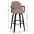 ΣΚΑΜΠΟ ΜΠΑΡ ΠΕΡΙΣΤΡΕΦΟΜΕΝΟ BECKER HM18251.03 PLYWOOD ΜΑΥΡΟ--ΚΑΦΕ ΥΦΑΣΜΑ 50x52x100Υ - ΣΚΑΜΠΟ ΜΠΑΡ στο Milonadakis.gr