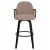 ΣΚΑΜΠΟ ΜΠΑΡ ΠΕΡΙΣΤΡΕΦΟΜΕΝΟ BECKER HM18251.03 PLYWOOD ΜΑΥΡΟ--ΚΑΦΕ ΥΦΑΣΜΑ 50x52x100Υ - ΣΚΑΜΠΟ ΜΠΑΡ στο Milonadakis.gr