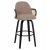 ΣΚΑΜΠΟ ΜΠΑΡ ΠΕΡΙΣΤΡΕΦΟΜΕΝΟ BECKER HM18251.03 PLYWOOD ΜΑΥΡΟ--ΚΑΦΕ ΥΦΑΣΜΑ 50x52x100Υ - ΣΚΑΜΠΟ ΜΠΑΡ στο Milonadakis.gr