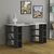 Γραφείο Colmar pakoworld σε λευκή-ανθρακί απόχρωση 140x60x75εκ - ΓΡΑΦΕΙΑ στο Milonadakis.gr