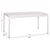 ΤΡΑΠΕΖΙ ΑΛΟΥΜΙΝΙΟΥ RACHEL HM6339.02 ΛΕΥΚΟ 150x80x75Υεκ. - ΤΡΑΠΕΖΙΑ ΕΞ. ΧΩΡΟΥ στο Milonadakis.gr