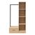 Έπιπλο εισόδου Erdeco pakoworld mdf σε φυσική απόχρωση 80x40x150εκ - ΝΤΟΥΛΑΠΕΣ στο Milonadakis.gr