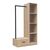 Έπιπλο εισόδου Erdeco pakoworld mdf σε φυσική απόχρωση 80x40x150εκ - ΝΤΟΥΛΑΠΕΣ στο Milonadakis.gr