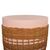 ΒΟΗΘΗΤΙΚΟ ΤΡΑΠΕΖΙ VILHENA HM18166 FIBER CEMENT ΡΟΖ-RATTAN ΦΥΣΙΚΟ Φ44.5x45Υεκ. - ΤΡΑΠΕΖΙΑ ΚΟΥΖΙΝΑΣ στο Milonadakis.gr