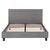 ΚΡΕΒΑΤΙ BECCA ΑΠΟ ΥΦΑΣΜΑ ΓΚΡΙ HM553.11 ΓΙΑ ΣΤΡΩΜΑ 150x200 EK. - ΚΡΕΒΑΤΙΑ στο Milonadakis.gr