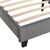 ΚΡΕΒΑΤΙ BECCA ΑΠΟ ΥΦΑΣΜΑ ΓΚΡΙ HM553.11 ΓΙΑ ΣΤΡΩΜΑ 150x200 EK. - ΚΡΕΒΑΤΙΑ στο Milonadakis.gr