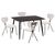 ΣΕΤ ΤΡΑΠΕΖΑΡΙΑΣ 5ΤΜΧ RAVEN HM21067.02 ΚΕΡΑΜΙΚΟ TOP ΜΑΥΡΟ ΜΑΡΜΑΡΟ--ΜΕΤΑΛΛΟ - ΤΡΑΠΕΖΑΡΙΕΣ στο Milonadakis.gr