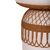 ΤΡΑΠΕΖΙ ΤΡΑΠΕΖΑΡΙΑΣ PRILEP HM18159.02 FIBER CEMENT ΛΕΥΚΟ & RATTAN--Φ60x76,5Υεκ - ΤΡΑΠΕΖΙΑ ΚΟΥΖΙΝΑΣ στο Milonadakis.gr
