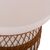 ΤΡΑΠΕΖΙ ΤΡΑΠΕΖΑΡΙΑΣ PRILEP HM18159.02 FIBER CEMENT ΛΕΥΚΟ & RATTAN--Φ60x76,5Υεκ - ΤΡΑΠΕΖΙΑ ΚΟΥΖΙΝΑΣ στο Milonadakis.gr