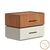 Κομοδίνο Sonlen pakoworld mdf σε καρυδί-μπεζ απόχρωση 60x40x44.5εκ - ΚΟΜΟΔΙΝΑ στο Milonadakis.gr