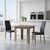 Τραπεζαρία Manka-Parker pakoworld σετ 3τεμ mdf σε μαύρη-sonoma truffle απόχρωση 80x80x77εκ - ΤΡΑΠΕΖΑΡΙΕΣ στο Milonadakis.gr