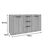 Μπουφές Doha pakoworld σε sonoma απόχρωση 150x45x80.5εκ - ΜΠΟΥΦΕΔΕΣ-ΚΟΝΣΟΛΕΣ στο Milonadakis.gr