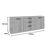 Μπουφές Doha pakoworld σε sonoma απόχρωση 210x45x80.5εκ - ΜΠΟΥΦΕΔΕΣ-ΚΟΝΣΟΛΕΣ στο Milonadakis.gr