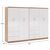 ΝΤΟΥΛΑΠΑ 8ΦΥΛΛΗ BRIANA HM21237.02 ΜΕΛΑΜΙΝΗ SONAMA & ΛΕΥΚΟ 241x42,5Χ180,5Υεκ. - ΝΤΟΥΛΑΠΕΣ στο Milonadakis.gr