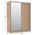 ΣΕΤ ΚΡΕΒΑΤΟΚΑΜΑΡΑΣ 6ΤΜΧ ADLER HM11759 ΜΕΛΑΜΙΝΗ SONAMA OAK-ΓΙΑ ΣΤΡΩΜΑ 160x200εκ - ΣΕΤ ΚΡΕΒΑΤΟΚΑΜΑΡΑΣ στο Milonadakis.gr