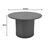 Τραπέζι σαλονιού Dovel pakoworld mdf σε μαύρη απόχρωση Φ70x40εκ - ΤΡΑΠΕΖΙΑ ΚΟΥΖΙΝΑΣ στο Milonadakis.gr