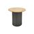 Βοηθητικό τραπέζι Dovel pakoworld mdf σε sonoma -μαύρη απόχρωση Φ50x45εκ - ΤΡΑΠΕΖΙΑ ΚΟΥΖΙΝΑΣ στο Milonadakis.gr