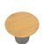 Βοηθητικό τραπέζι Dovel pakoworld mdf σε sonoma -μαύρη απόχρωση Φ50x45εκ - ΤΡΑΠΕΖΙΑ ΚΟΥΖΙΝΑΣ στο Milonadakis.gr