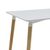 Τραπέζι Natali pakoworld MDF λευκό-πόδια φυσικό 120x80x76εκ - ΤΡΑΠΕΖΙΑ ΚΟΥΖΙΝΑΣ στο Milonadakis.gr