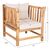 ΣΕΤ ΣΑΛΟΝΙ 4ΤΜΧ EDDARD HM9340.25 ΑΠΟ ΜΑΣΙΦ ΞΥΛΟ TEAK  ΦΥΣΙΚΟ - ΛΕΥΚΟ - ΣΕΤ ΣΑΛΟΝΙΑ στο Milonadakis.gr