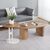 ΤΡΑΠΕΖΙ ΣΑΛΟΝΙΟΥ ΟΒΑΛ ALPER HM18327 MDF ΣΕ SONAMA ΧΡΩΜΑ 110x60x40Υεκ - ΤΡΑΠΕΖΙΑ ΚΟΥΖΙΝΑΣ στο Milonadakis.gr