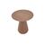 Τραπέζι σαλονιού Donda pakoworld mdf σε καρυδί απόχρωση Φ60x40εκ - ΤΡΑΠΕΖΙΑ ΚΟΥΖΙΝΑΣ στο Milonadakis.gr