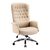 Καρέκλα γραφείου διευθυντή Kaline pakoworld pu σε μπεζ απόχρωση 69x79x115-123εκ - ΚΑΡΕΚΛΕΣ ΓΡΑΦΕΙΟΥ στο Milonadakis.gr