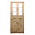 Βιτρίνα-ντουλάπα Nisso pakoworld σε oak απόχρωση 80x40x183.5εκ - ΒΙΤΡΙΝΕΣ στο Milonadakis.gr