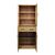 Βιτρίνα-ντουλάπα Nisso pakoworld σε oak απόχρωση 80x40x183.5εκ - ΒΙΤΡΙΝΕΣ στο Milonadakis.gr